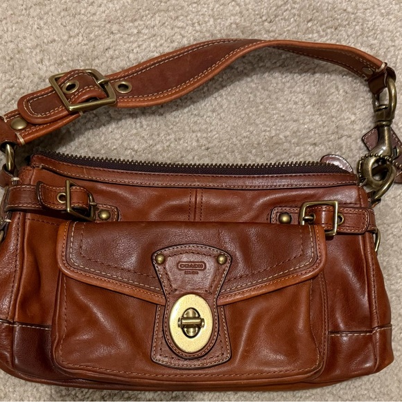 Coach Handbags - Coach - 65th Anniversary Legacy Shoulder Bag - Whiskey